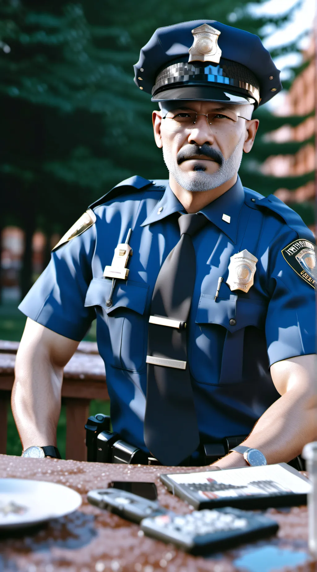 ai character: fbi background
