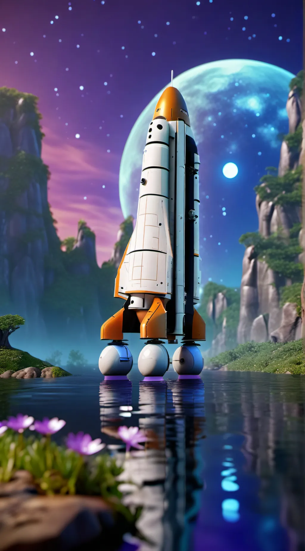 ai character: Trappist-1 background