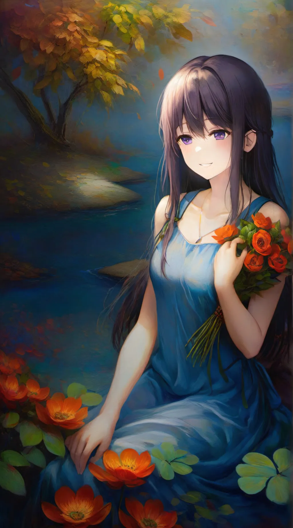 ai character: Lora background