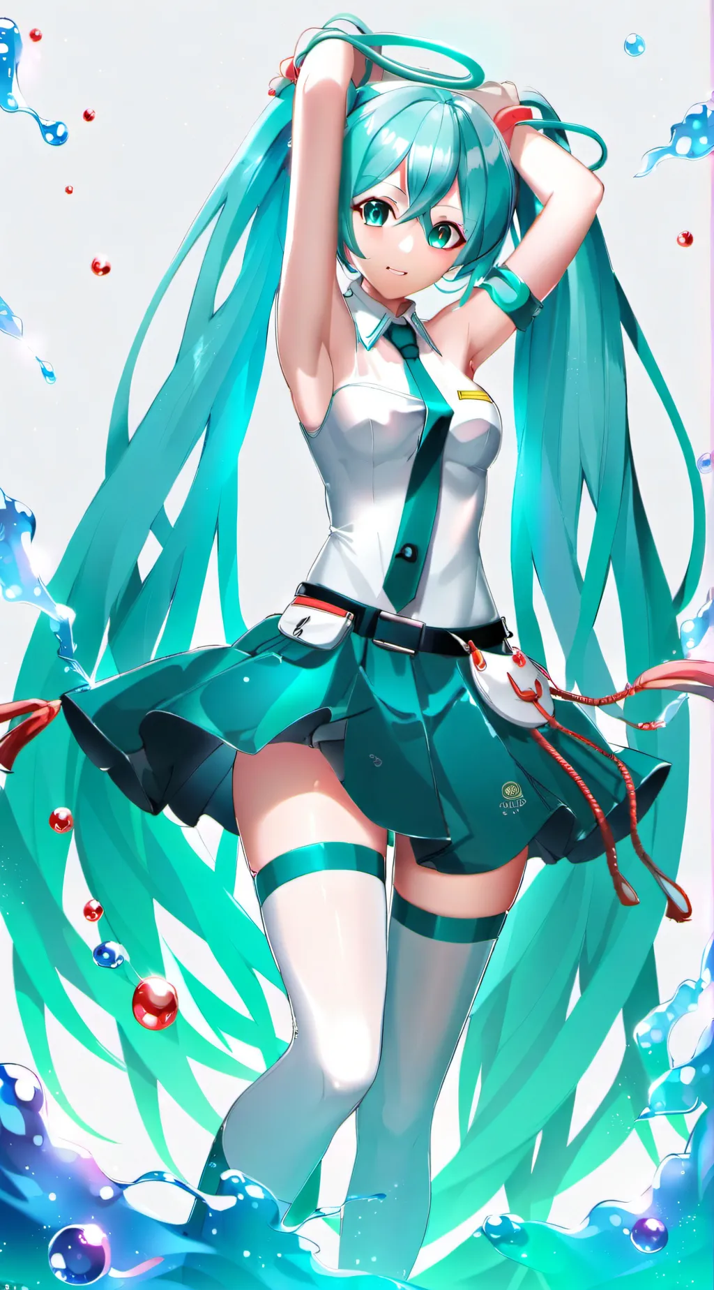 ai character: miku background