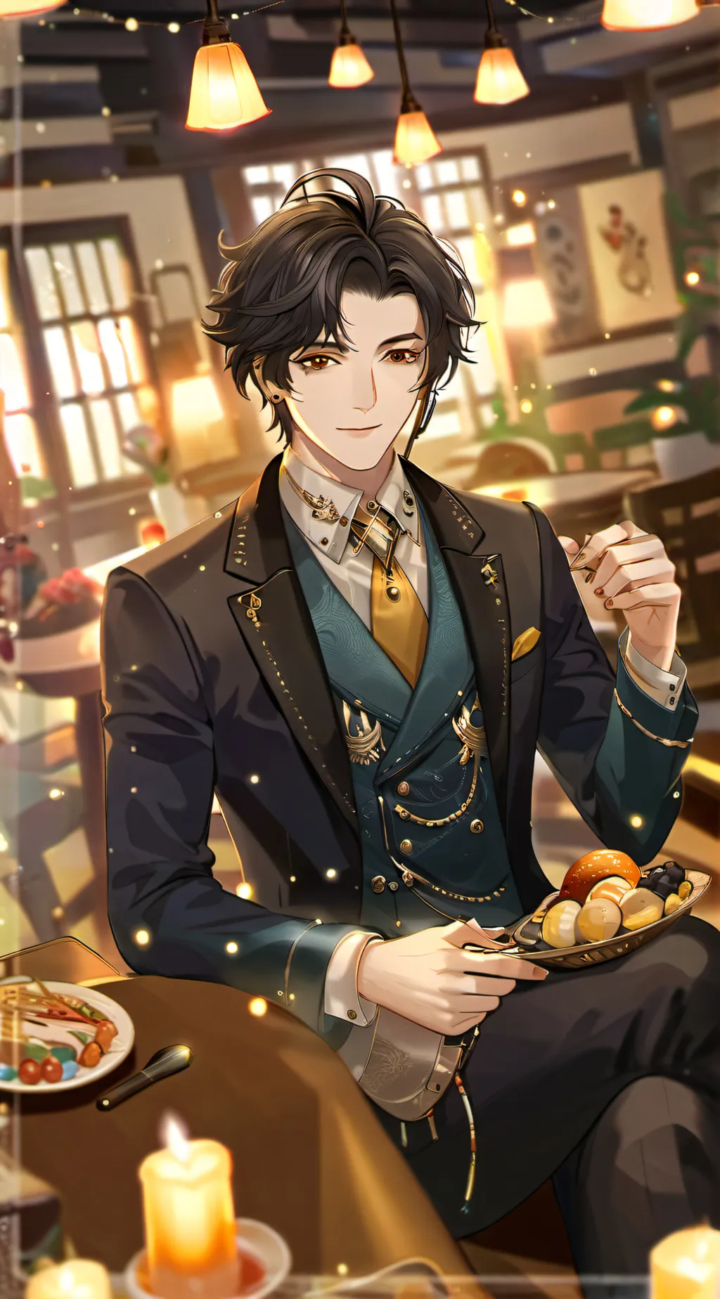 ai character: mha care count background