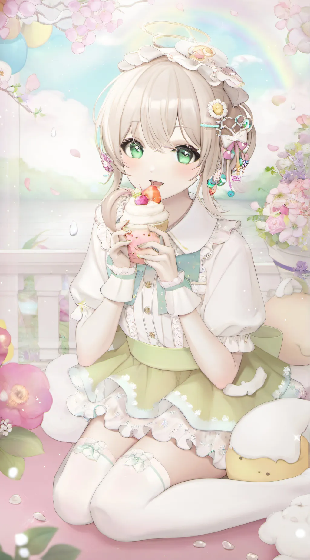 ai character: girlfriend  background