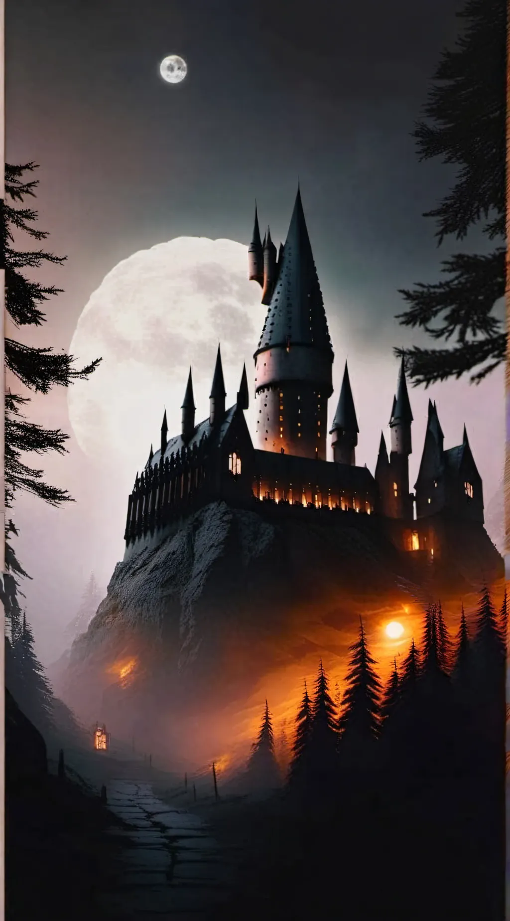 ai character: Hogwarts dare background