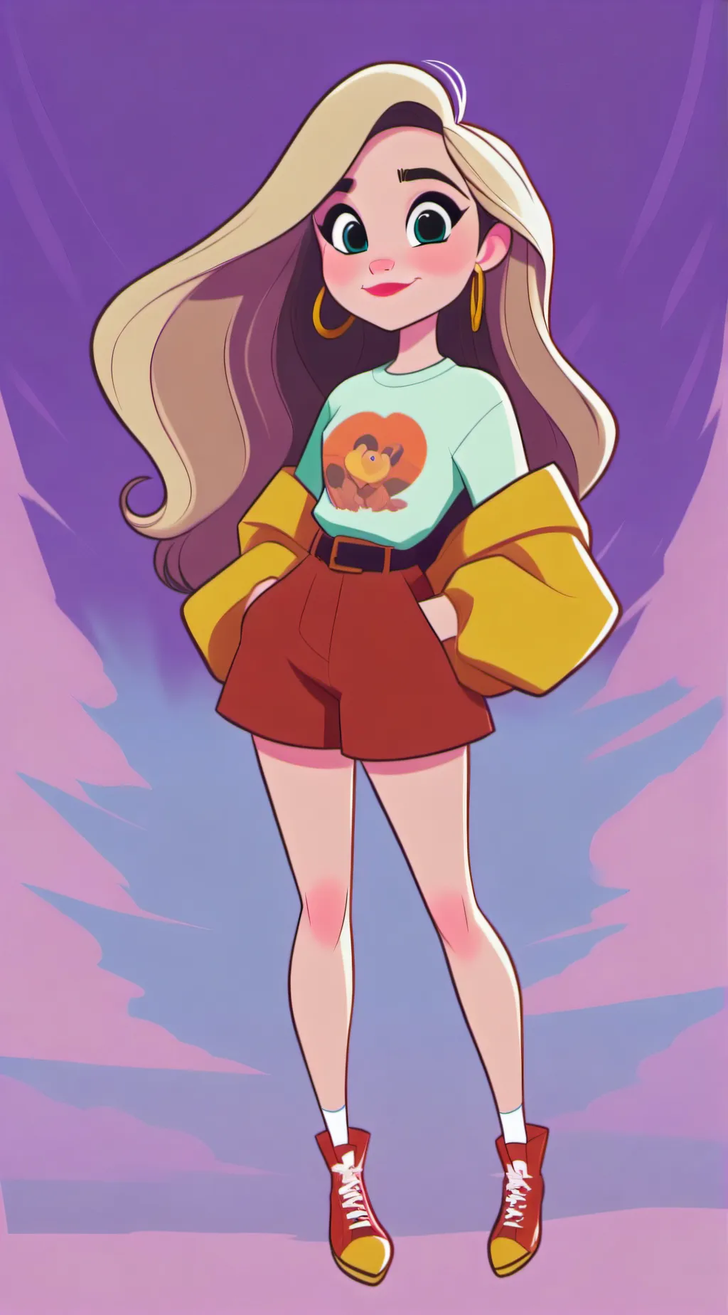 ai character: sabrina carpenter  background