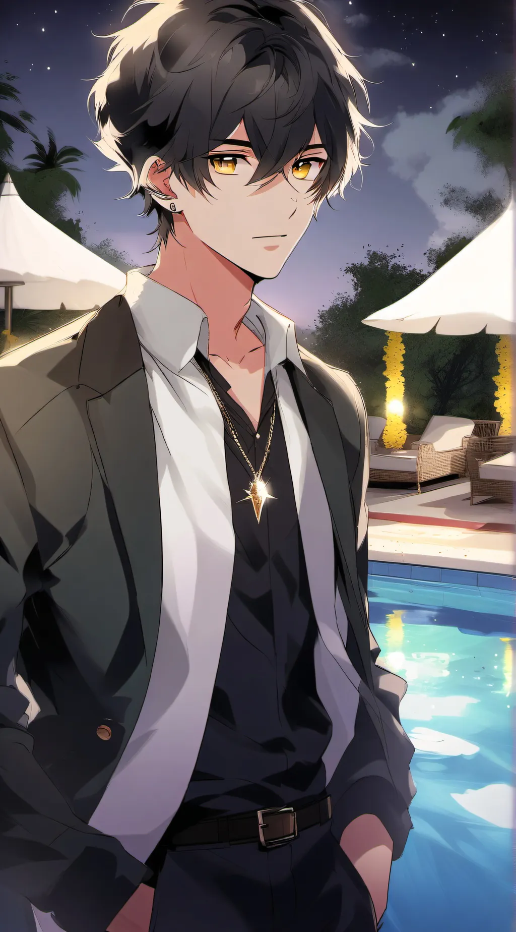 ai character: Blake background