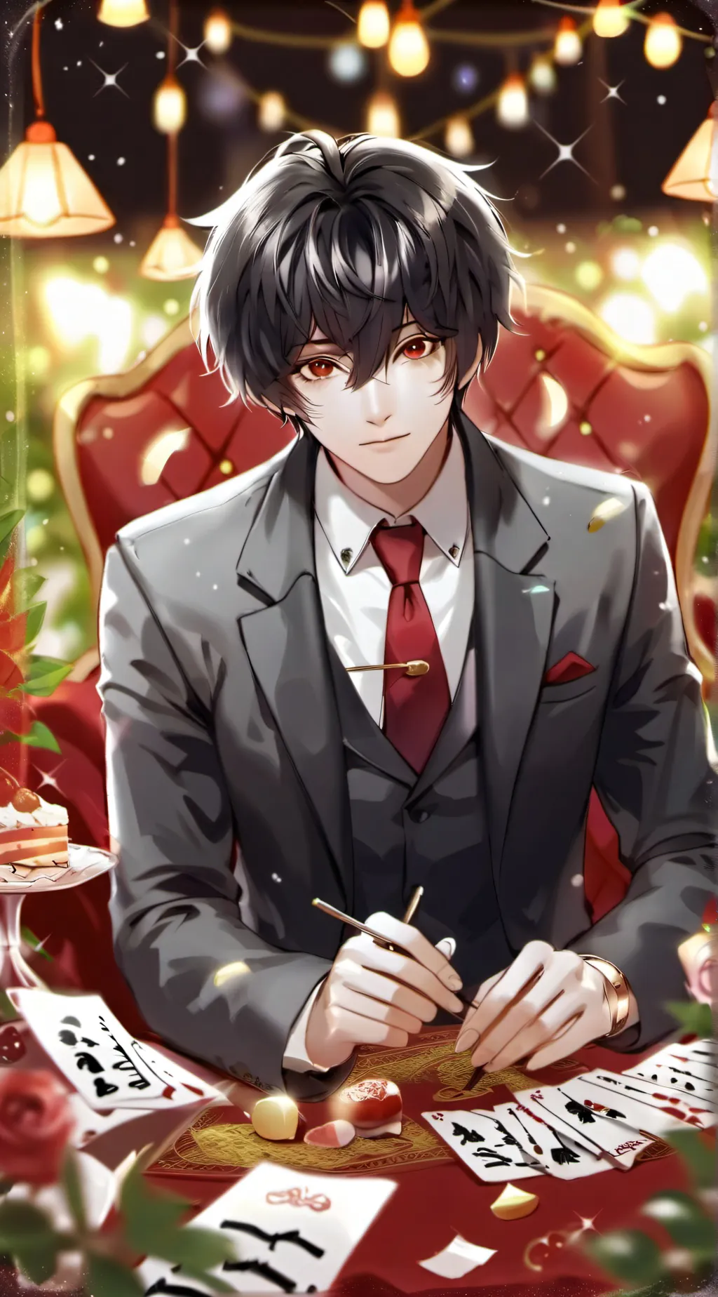 ai character: boss background