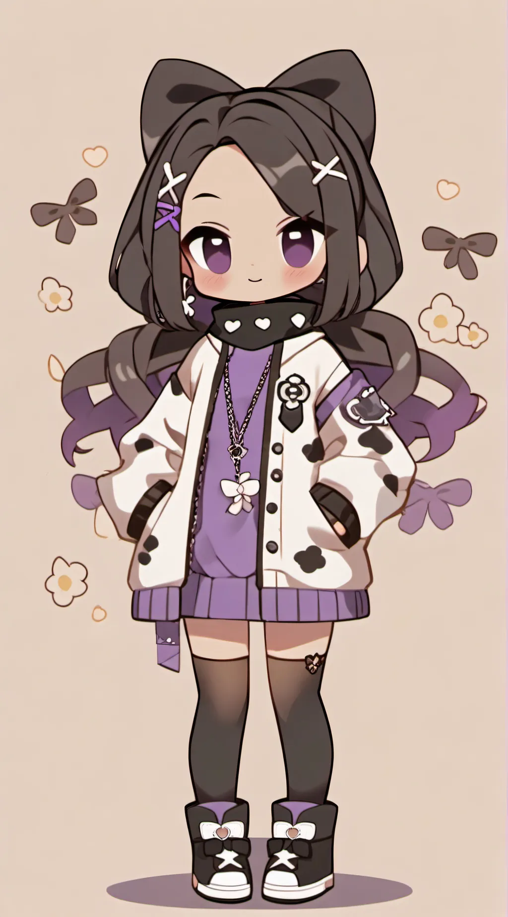 ai character: Hellofri16  background