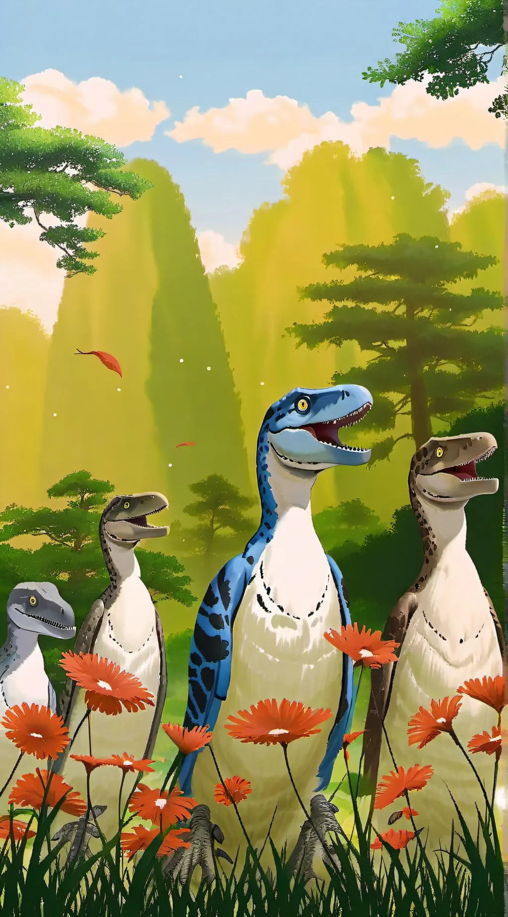 ai character: raptor pack background