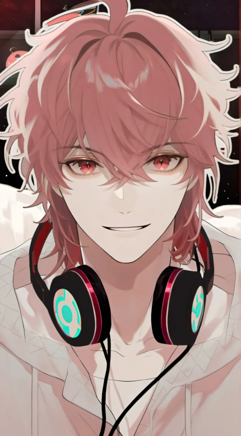 ai character: Justin..!! background