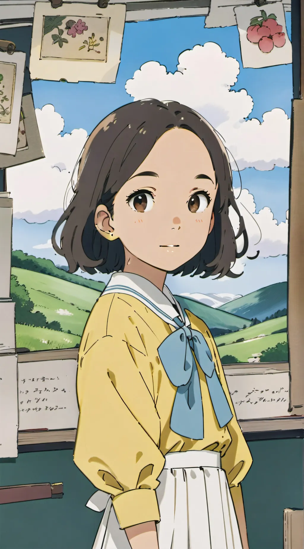 ai character: Toga vs Uraraka background