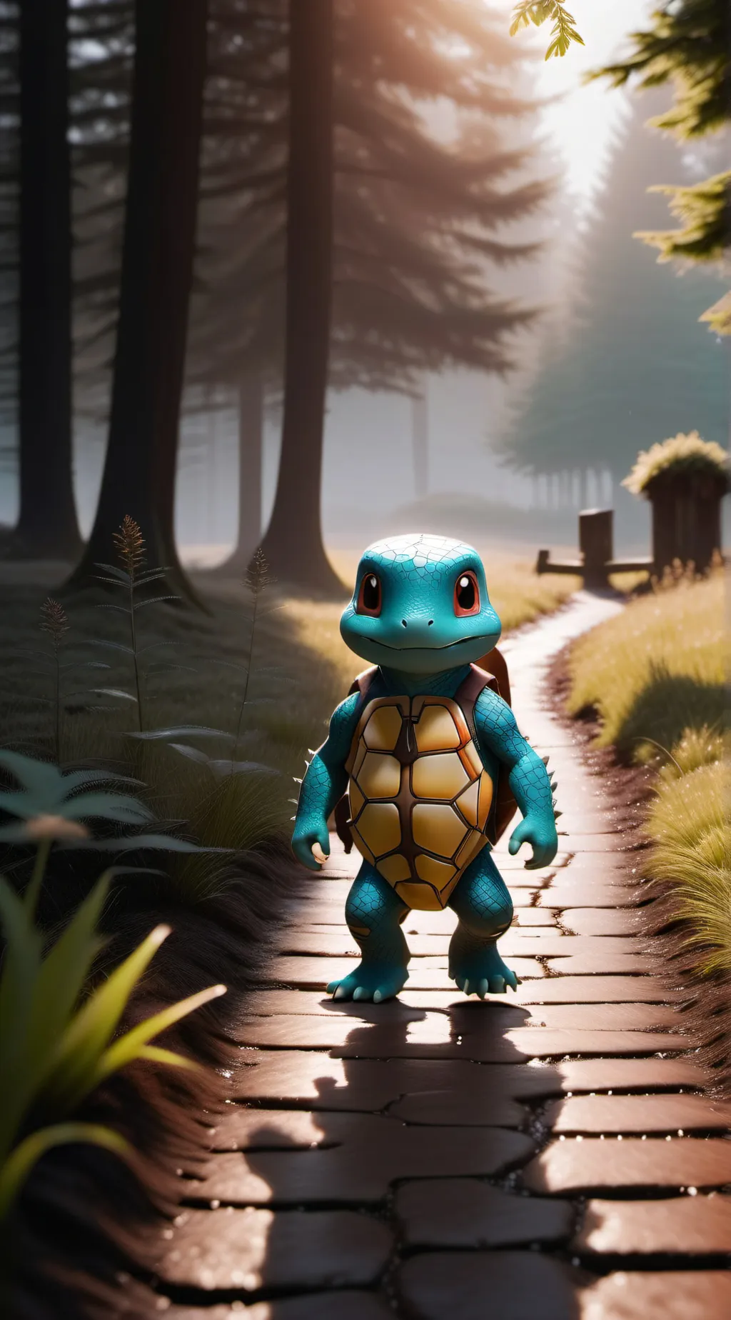 ai character: Squirtle background