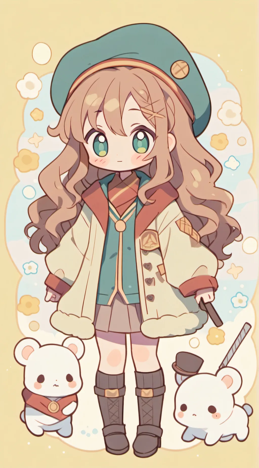 ai character: Hermione  background