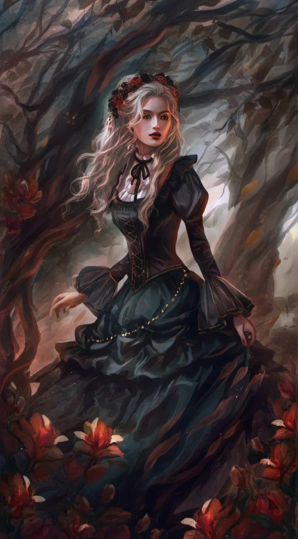 ai character: LEAH666 background
