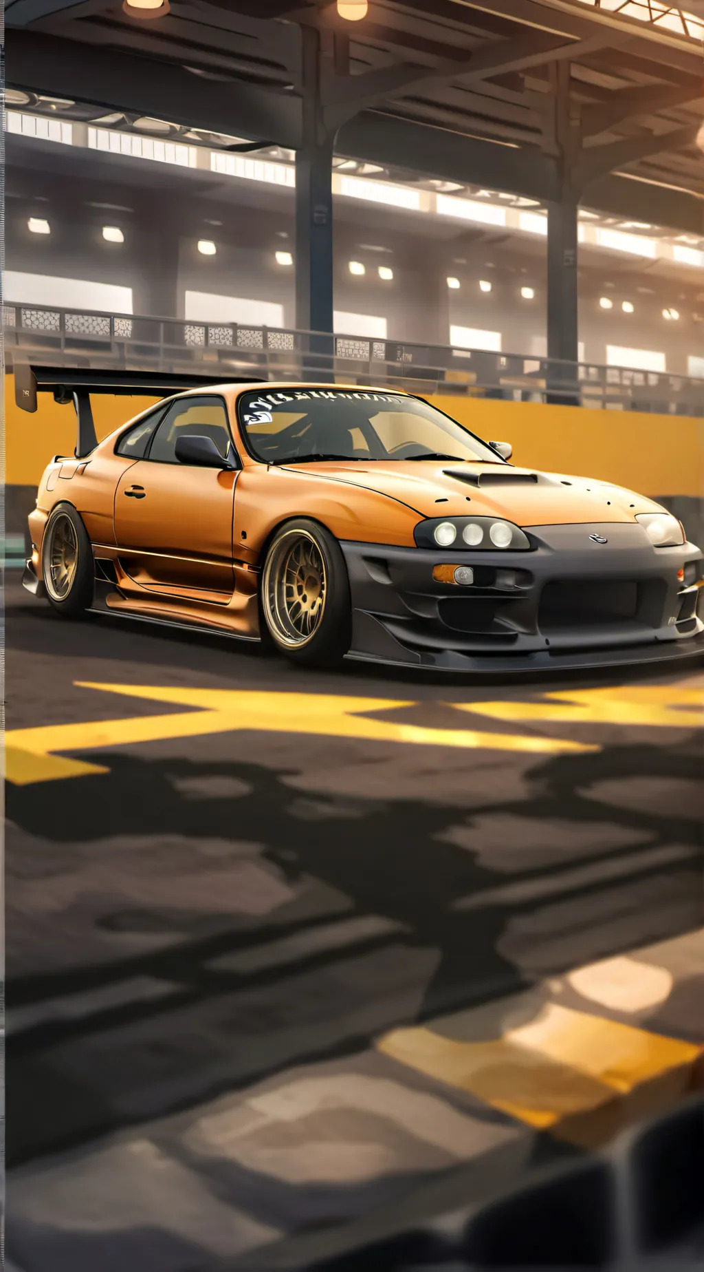 ai character: SUPRA MK4 background