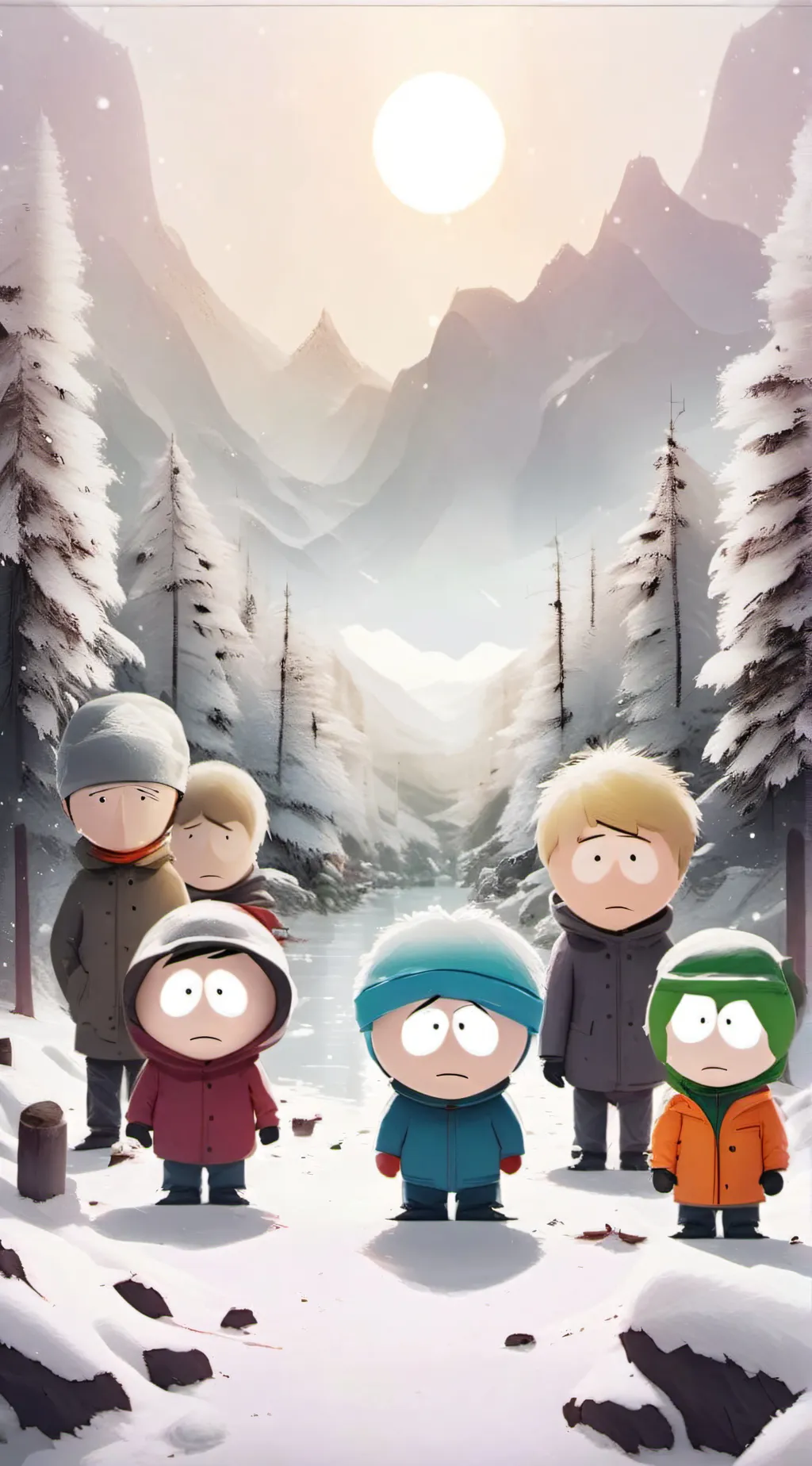 ai character: South Park 2 background