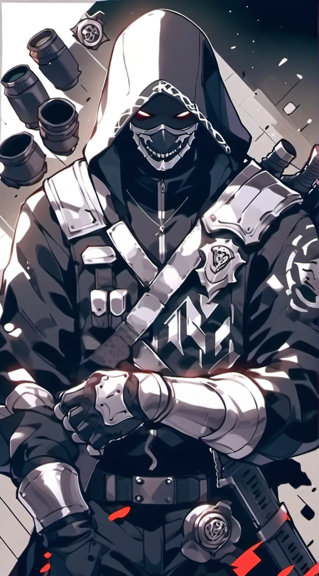 ai character: The silencer background