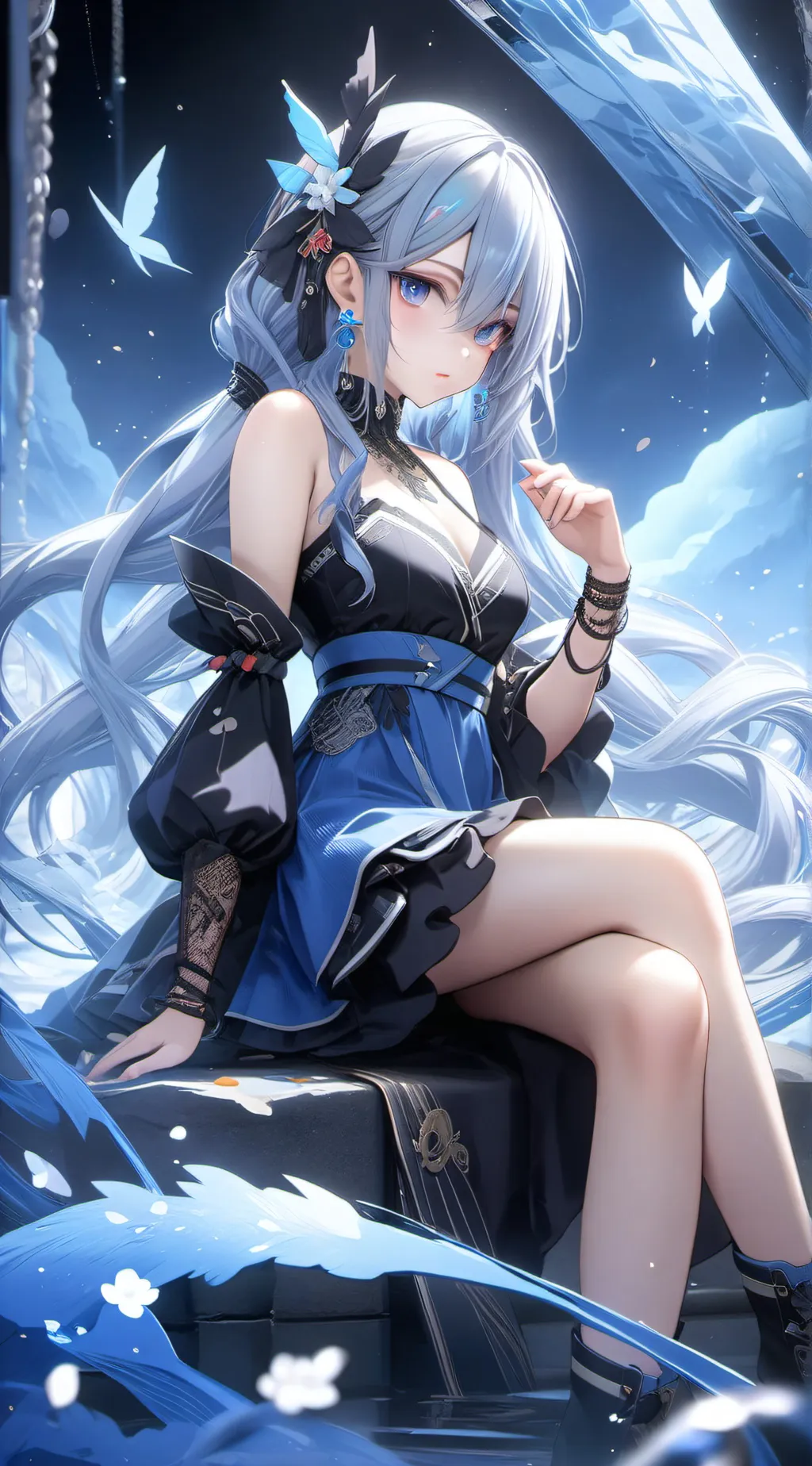 ai character: Demon slayer  background