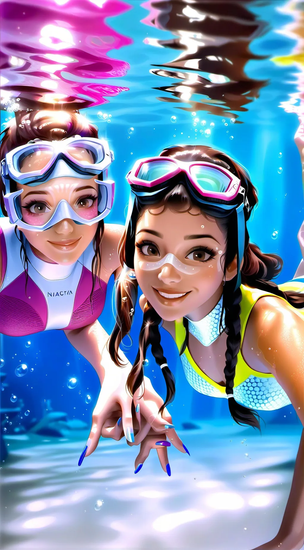 ai character: Layla&lilo background