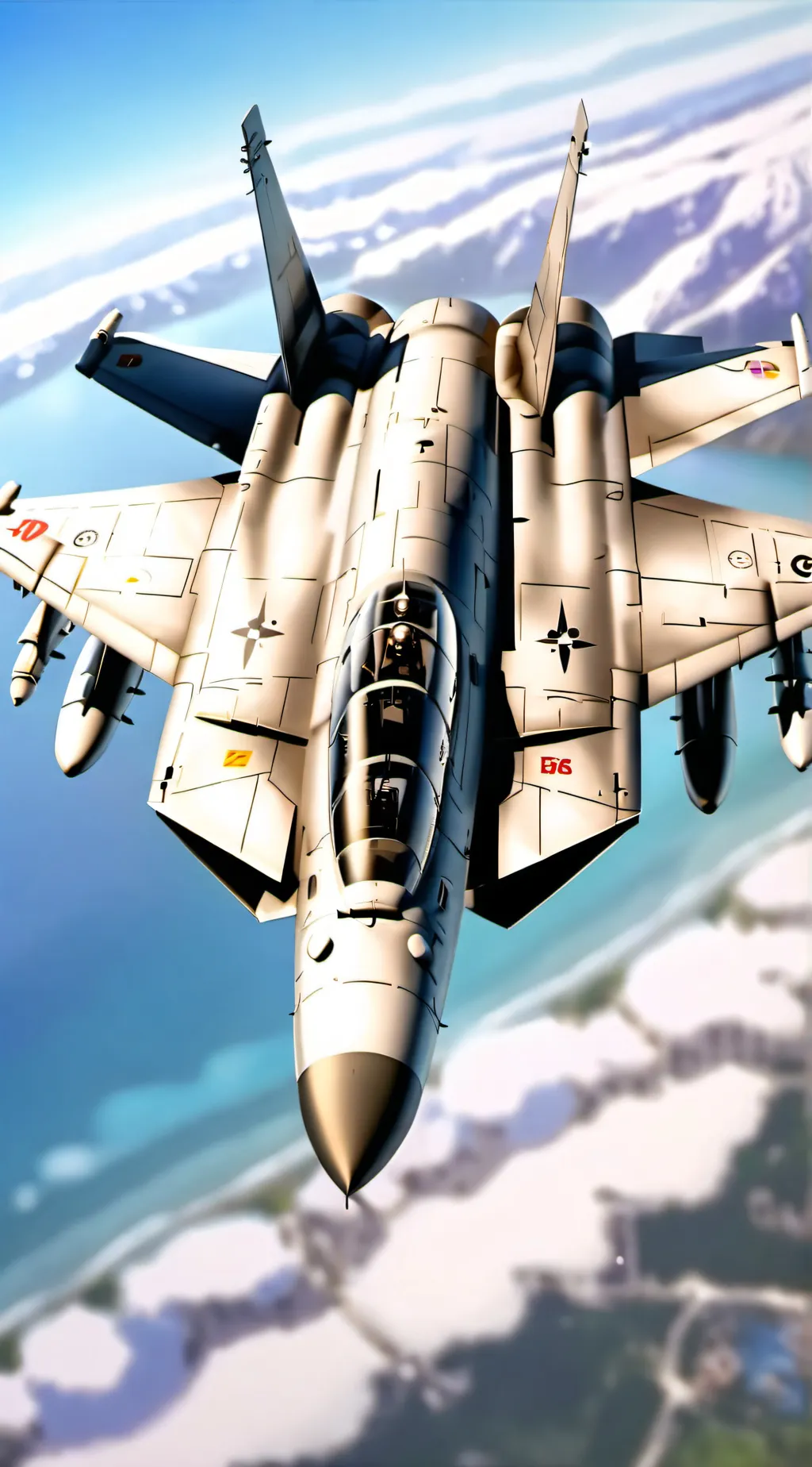 ai character: Top gun 👆🔫 background