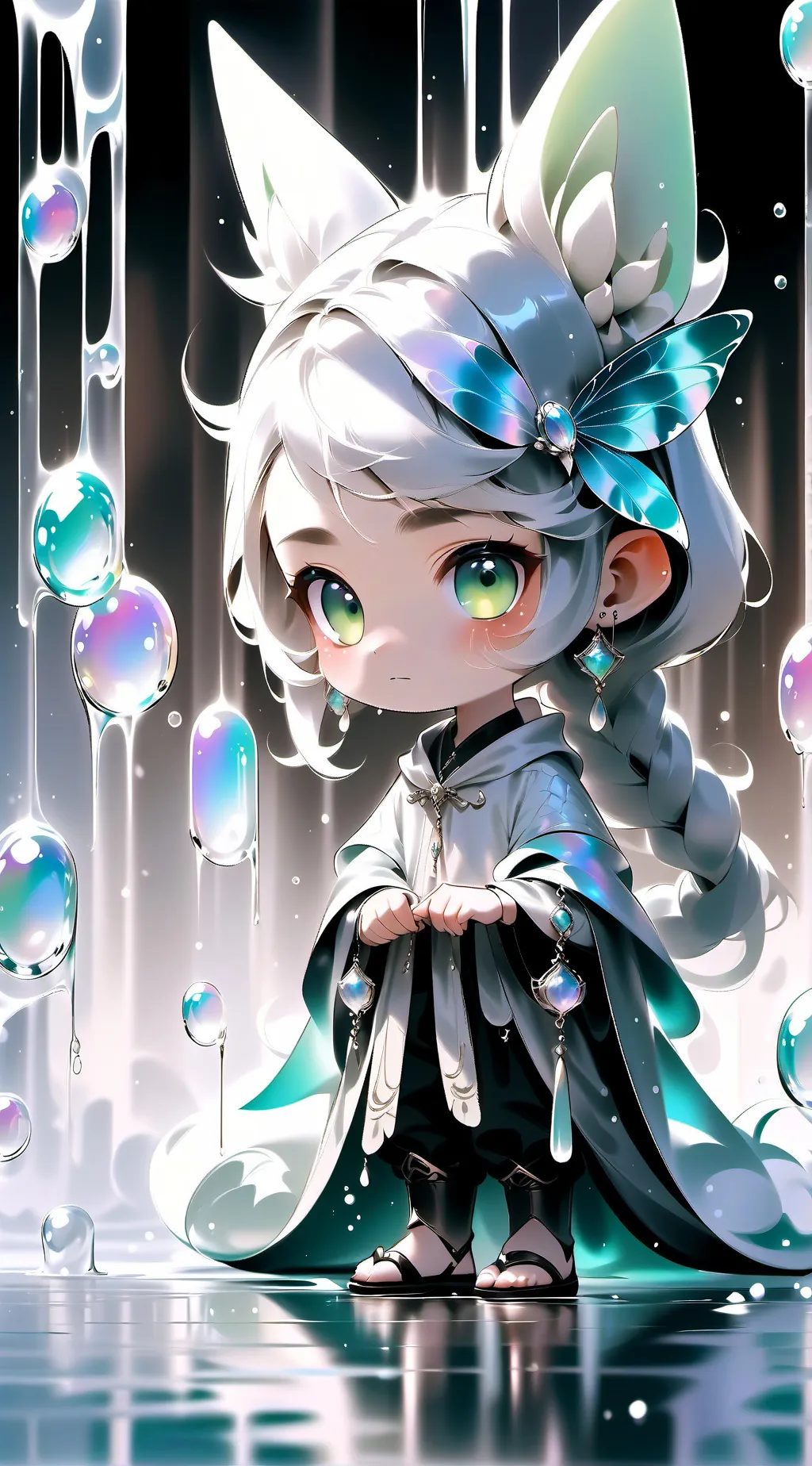 ai character: bebé bonita   background