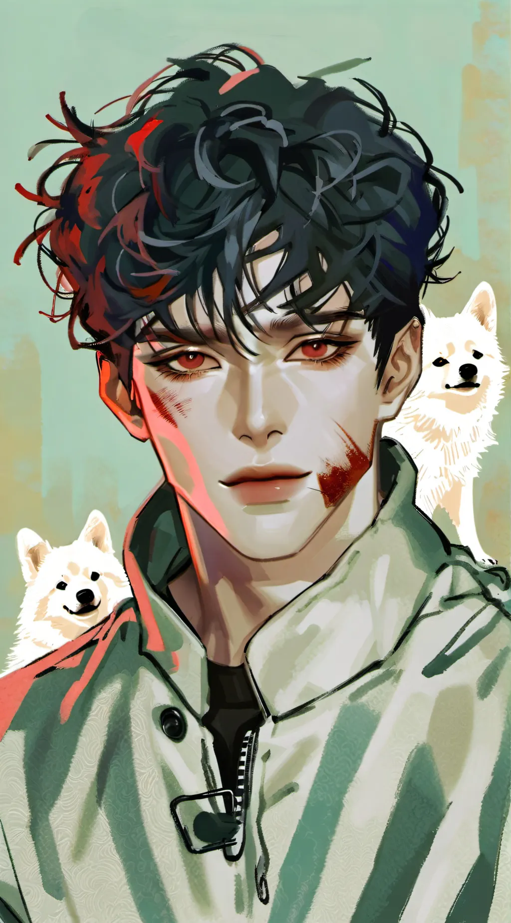 ai character: zalex  background