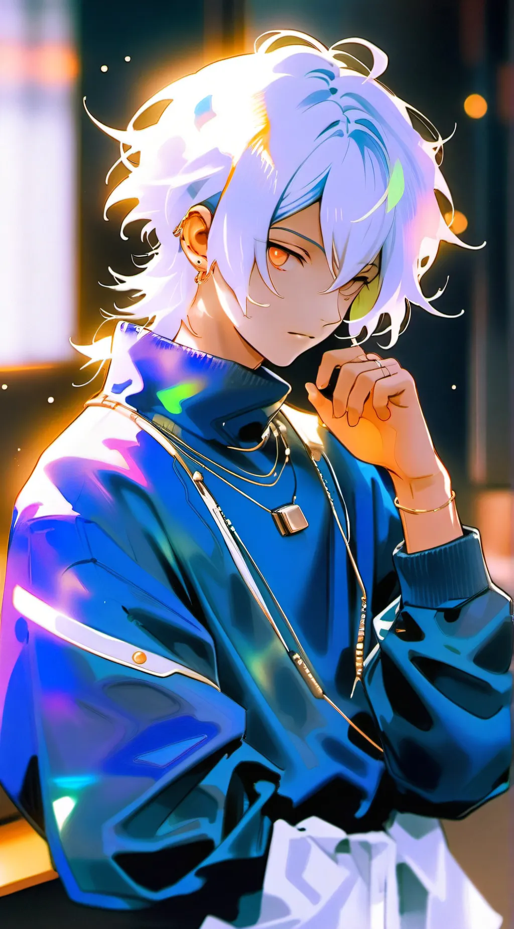 ai character: Lumen background