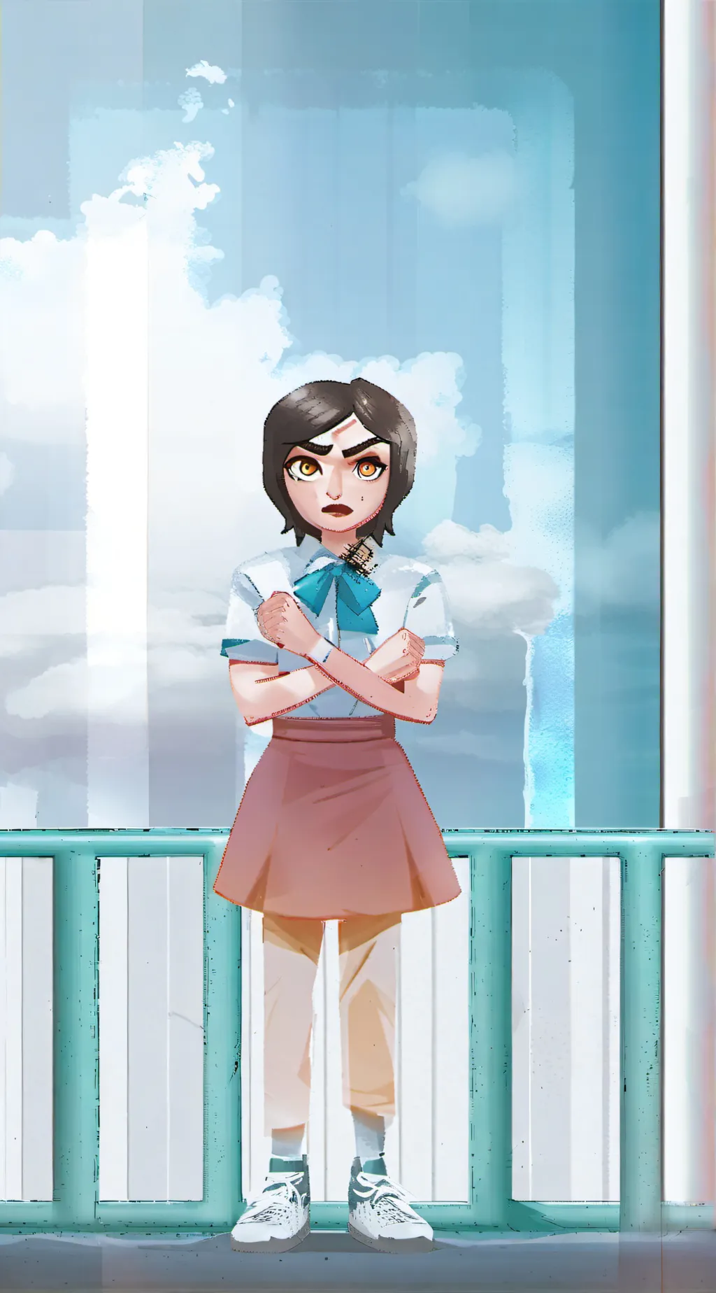 ai character: Ashley background