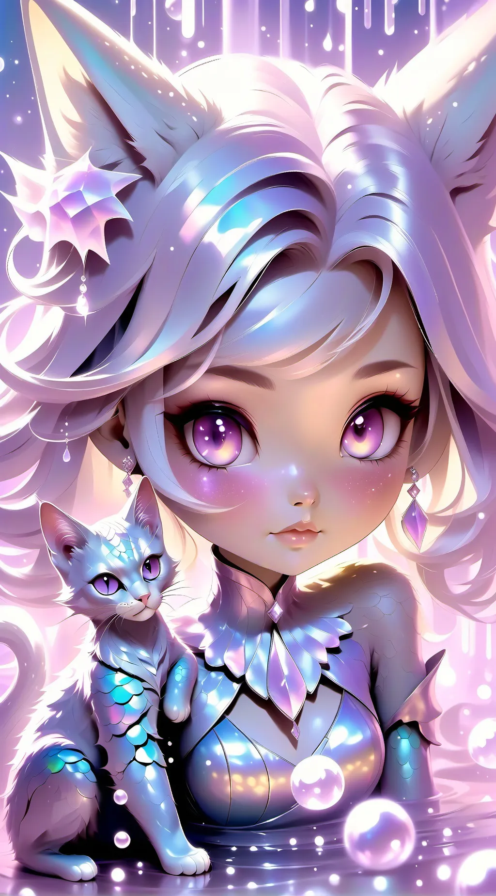 ai character: LUNA background