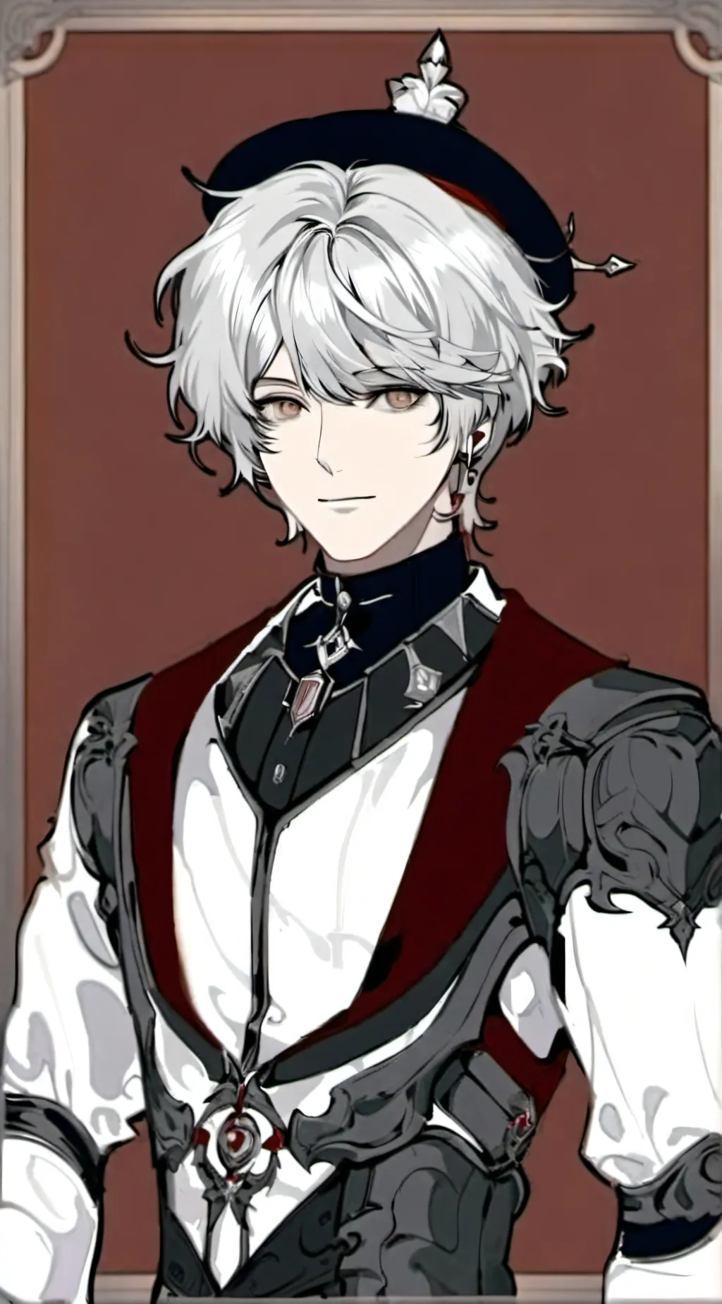 ai character: sd N background