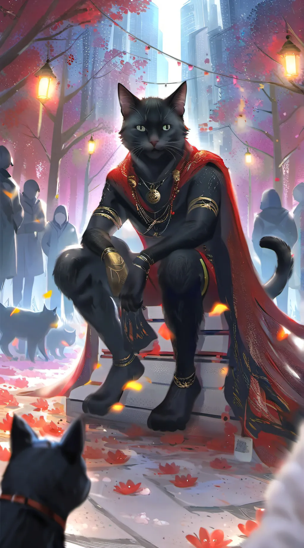 ai character: Aria (The cat👻😈👹)  background