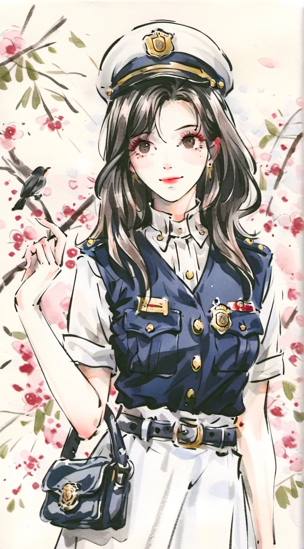 ai character: Police officer background