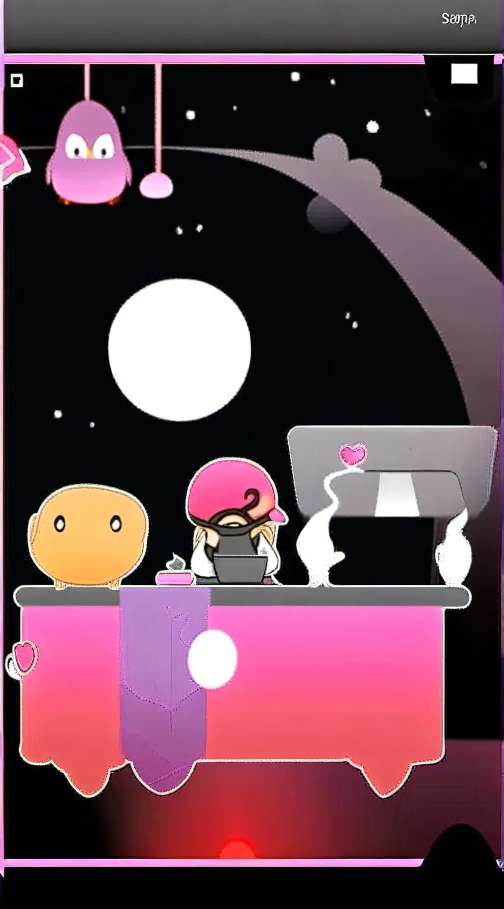 ai character: \GAGALINE!?/ background