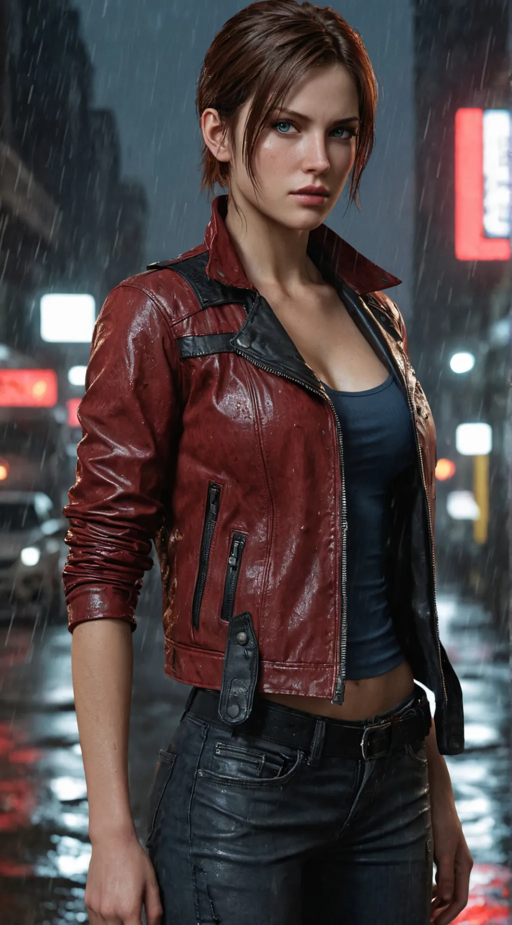 ai character: Claire Redfield background