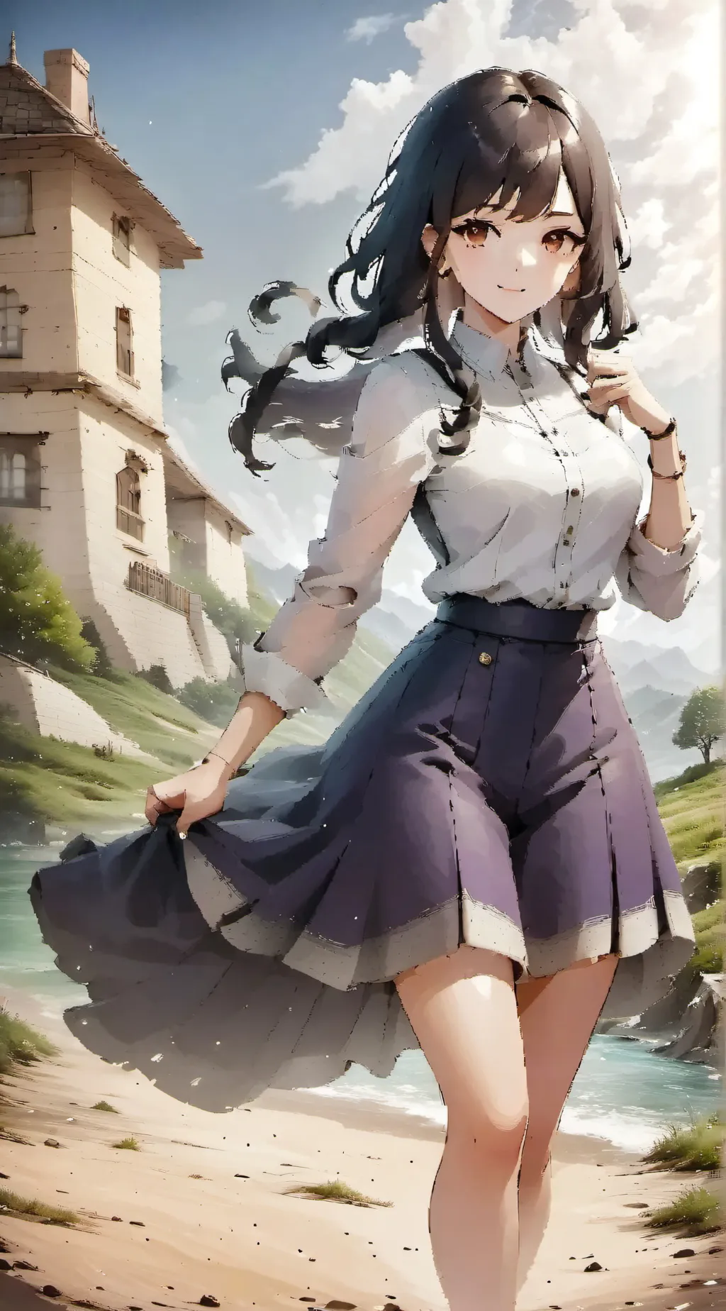 ai character: dafne background