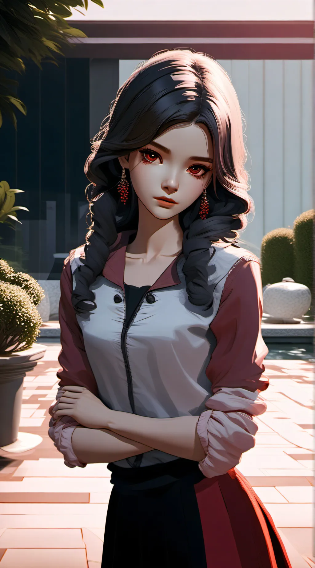 ai character: Talia  background