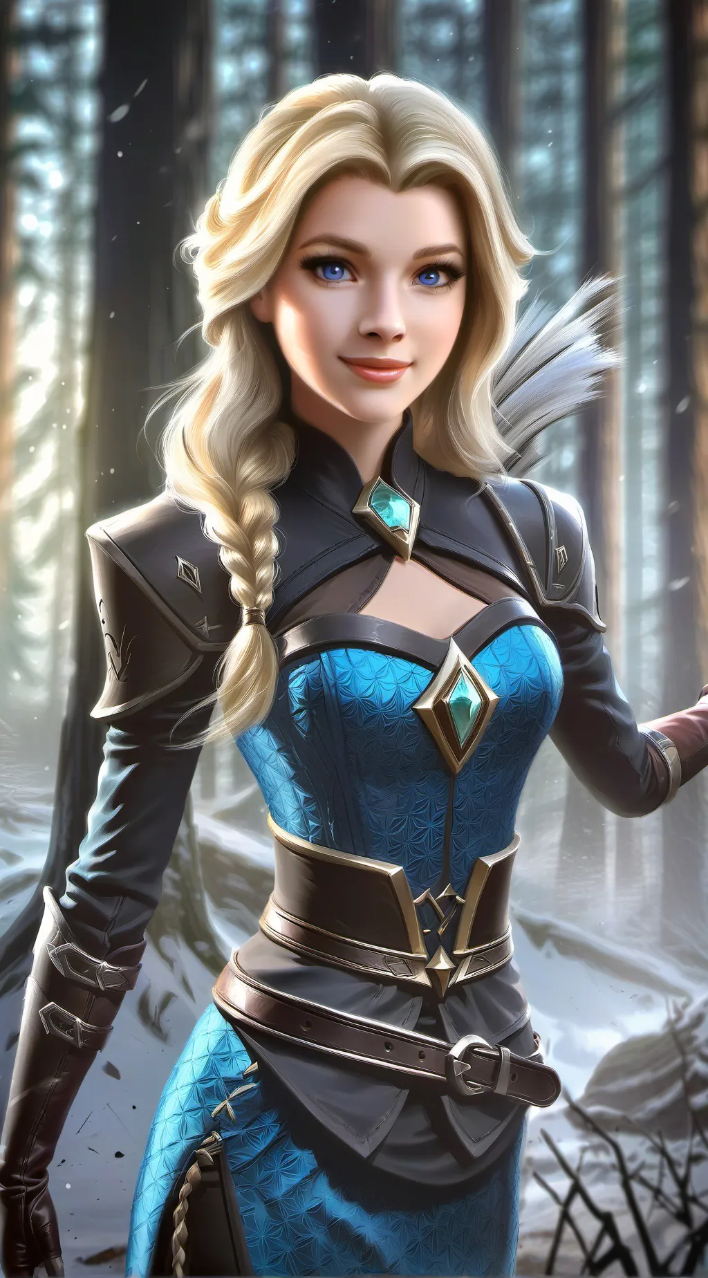 ai character: Selena background