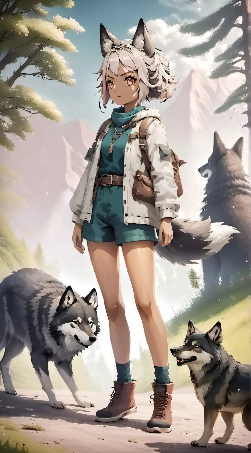 ai character: warrior background