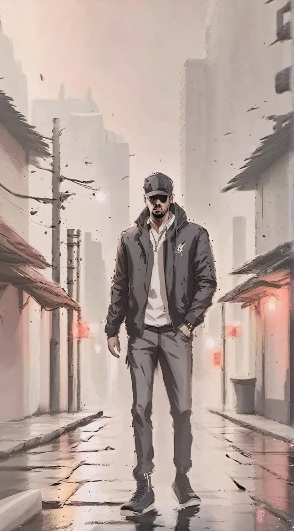 ai character: Gangster  background