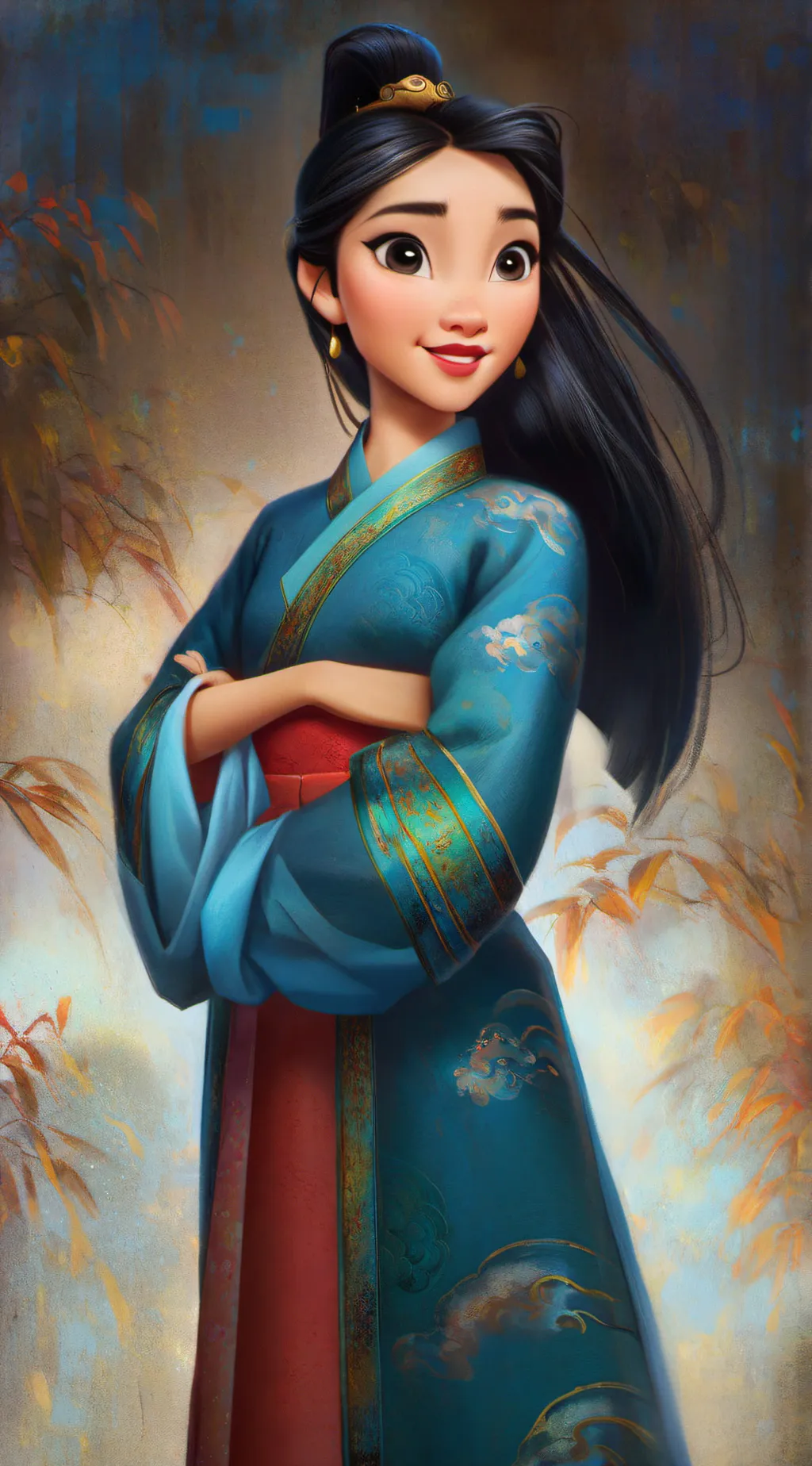 ai character: Mulan background