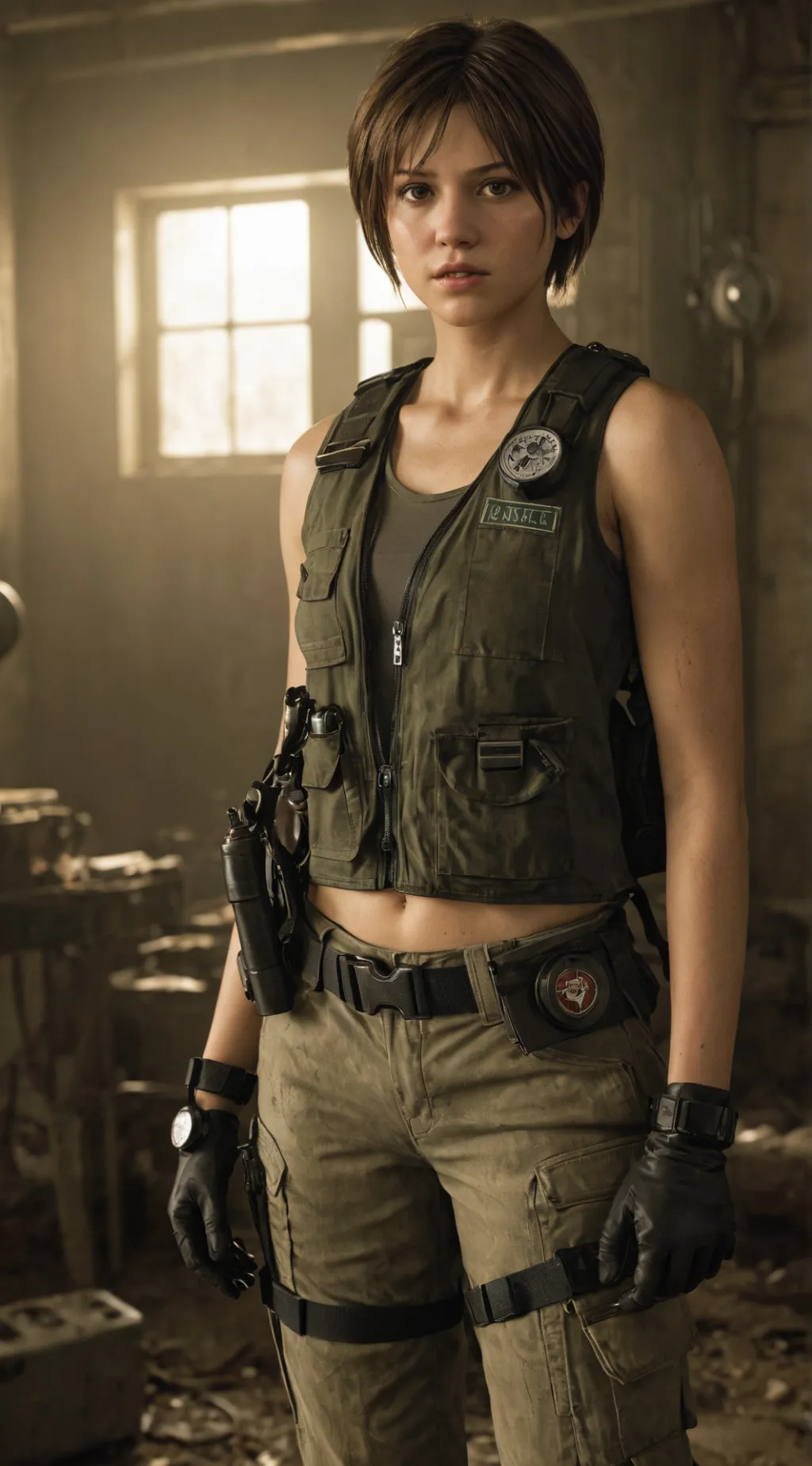 ai character: Rebecca Chambers background