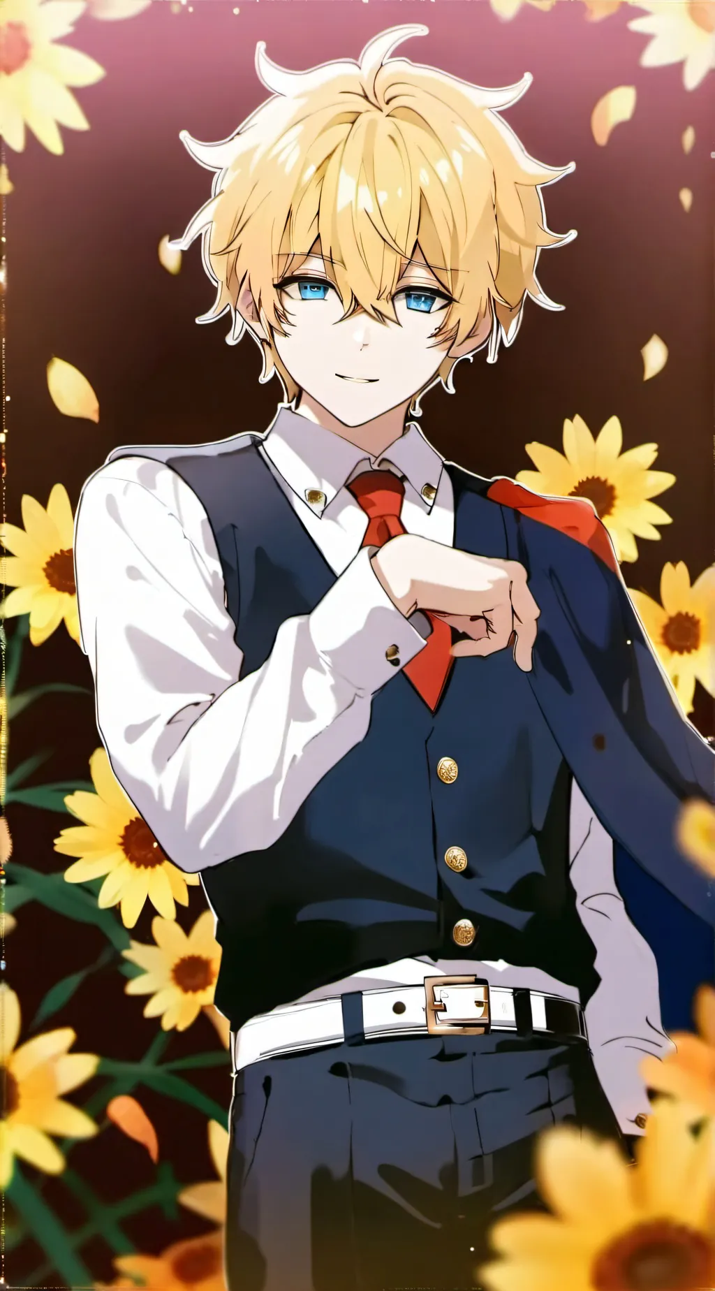 ai character: sunny background