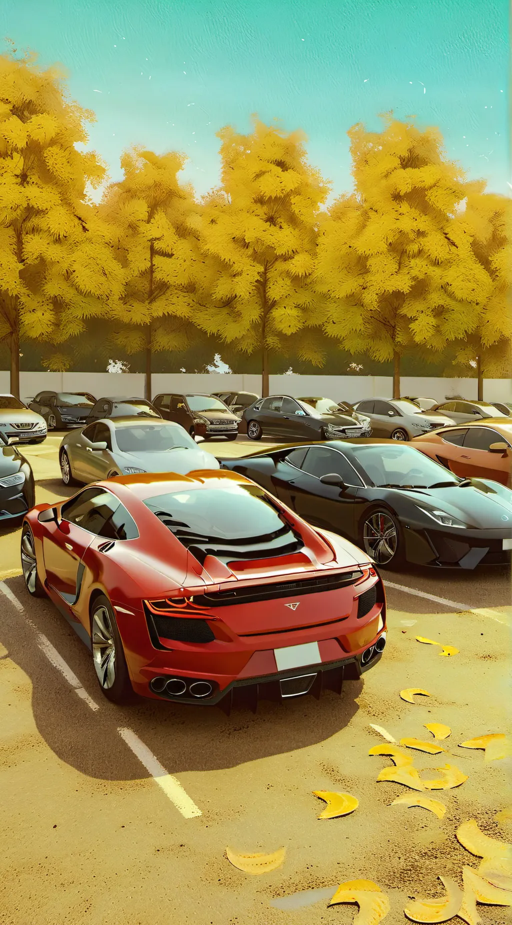 ai character: CAR AUCTION background
