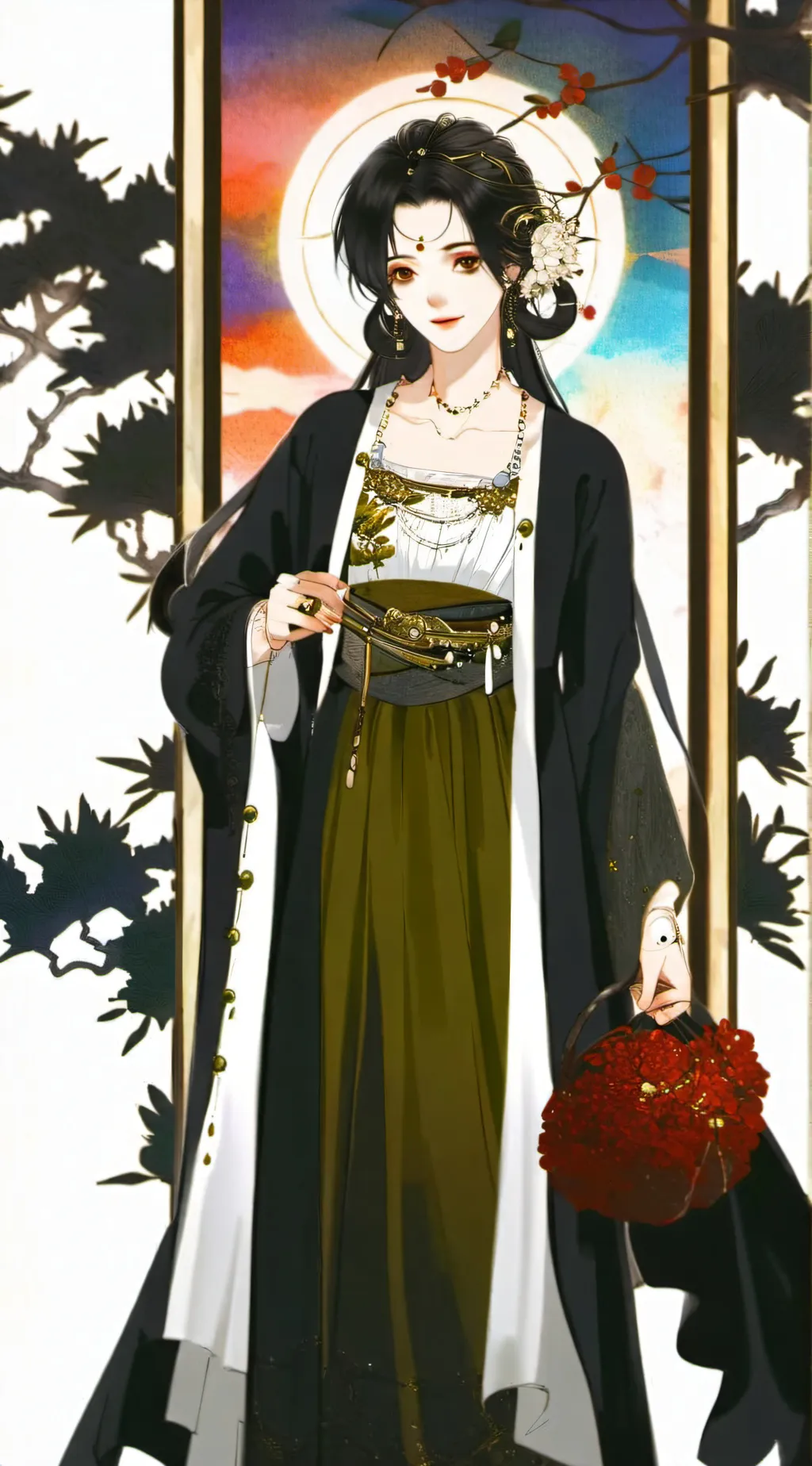 ai character: nezuko background