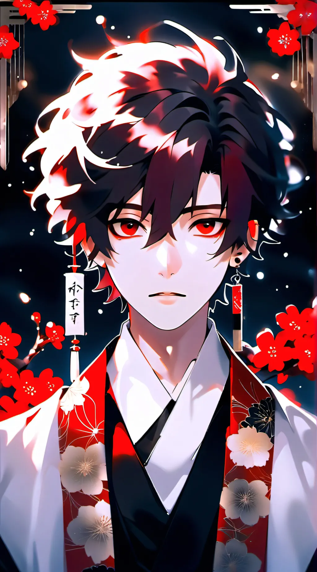 ai character: Tanjiro Kamado background