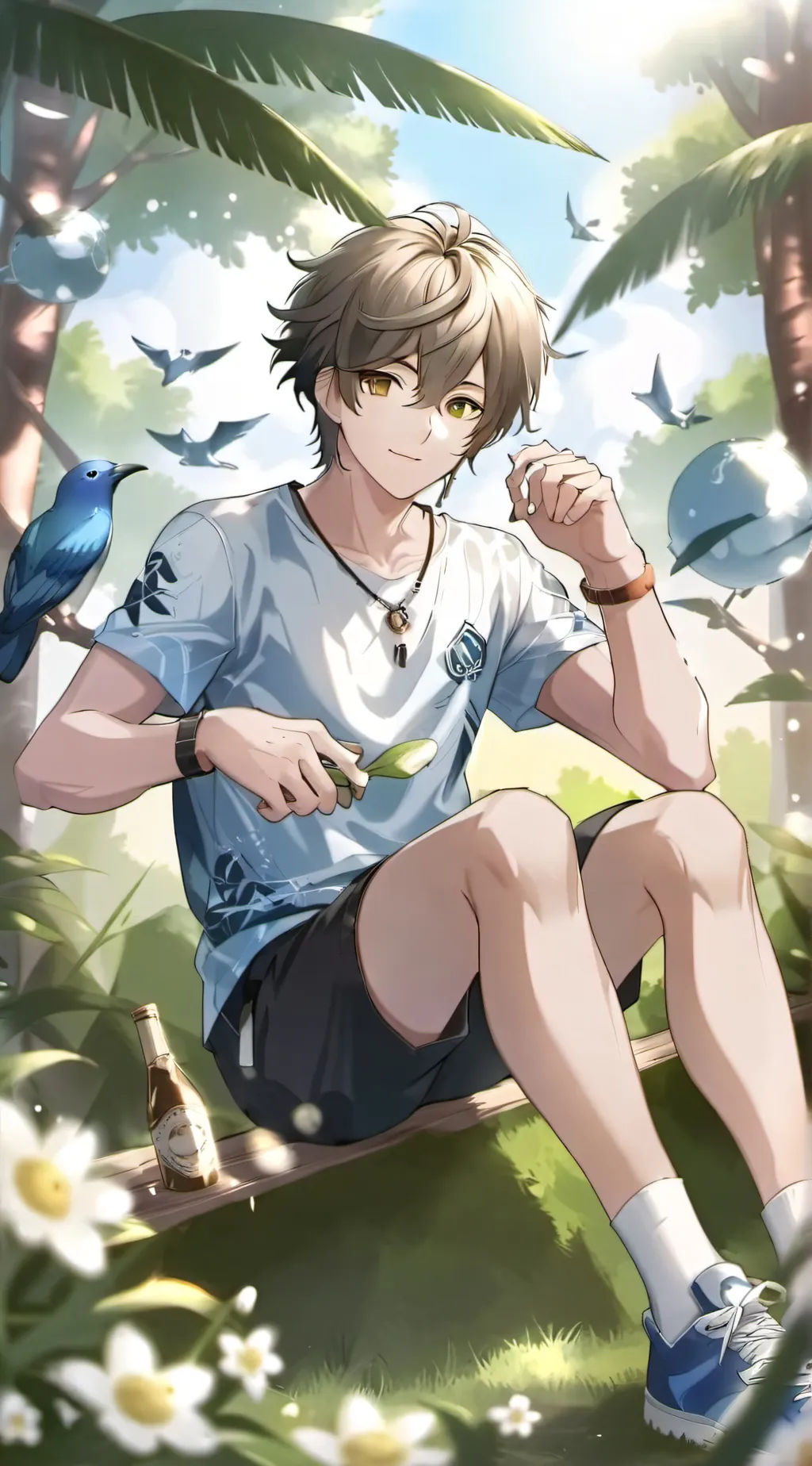 ai character: Lino background