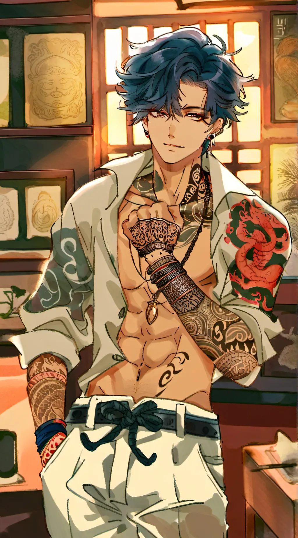ai character: Aiden Ross background