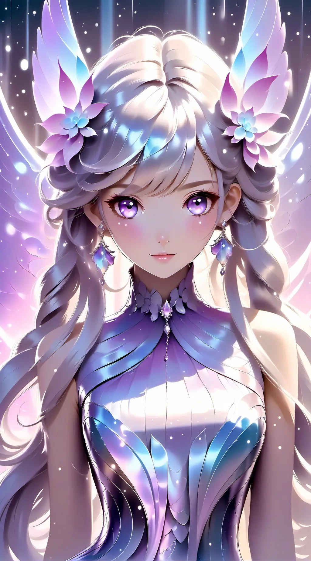 ai character: Crystal  background