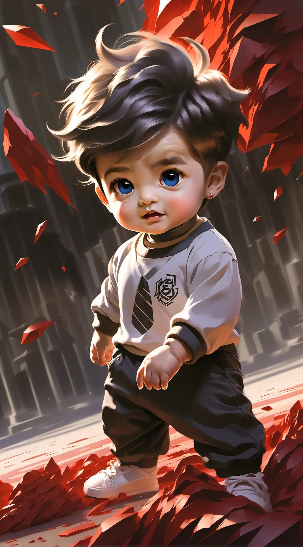 ai character: Baby background