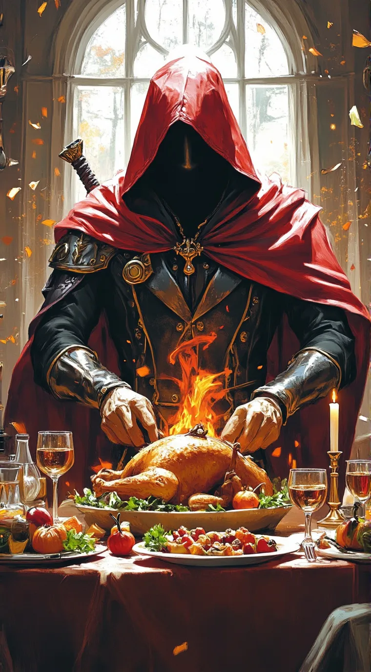 ai character: JynxGiving  background