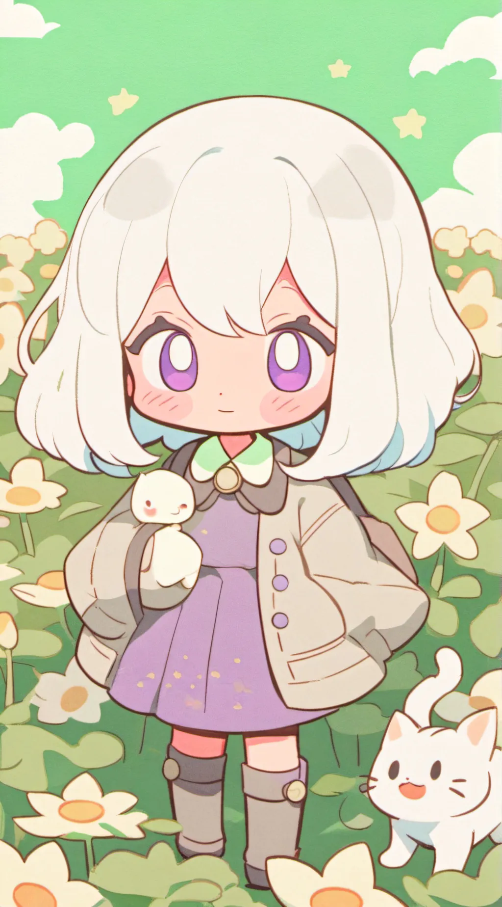 ai character: Leah besties background